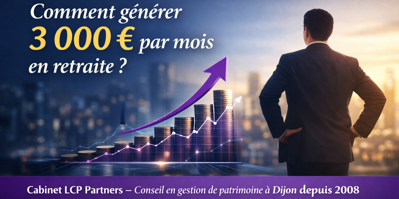 Comment générer 3 000 € par mois en retraite ?